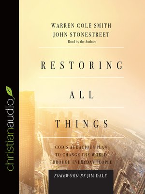 cover image of Restoring All Things